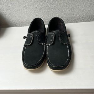John Varvatos Laceless Loafers.